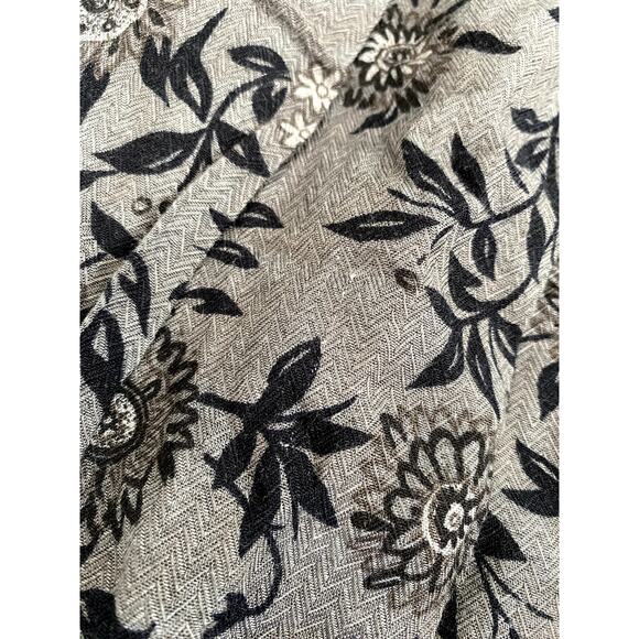 Vintage 90's Grunge Gray Whimsygoth Cottage Fairy Witchy Maxi Skirt M - Picture 4 of 8